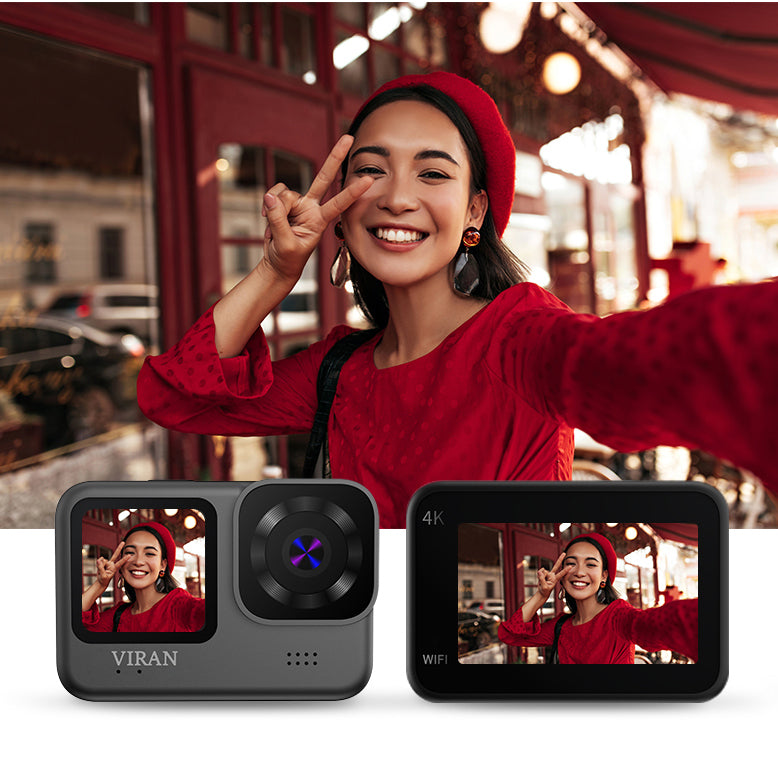 V11 Dual Screen Action Camera