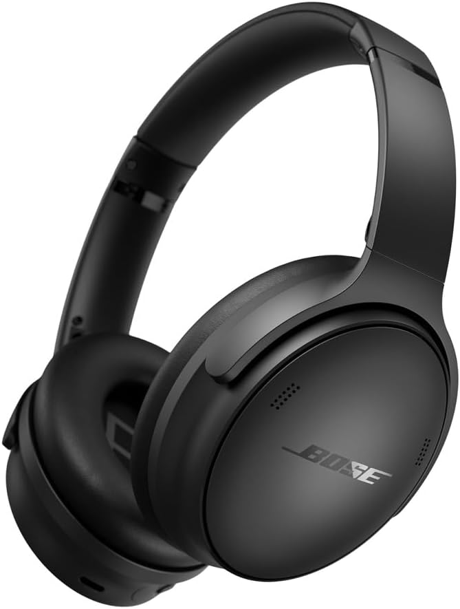 Bose QuietComfort Headphones - Wireless Bluetooth Headphones, Active Over Ear Noise Cancelling and Mic, USB-C Charging, Deep Bass, Up to 24 Hours of Playtime, Moonlight Grey - Limited Edition Color